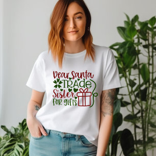 Chère Soeur de Commerce Père Noël pour T-shirt Cad
