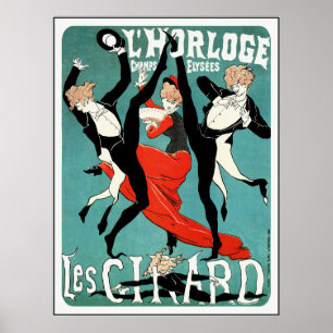 Cheret Art Nouveau Poster : Les Girard
