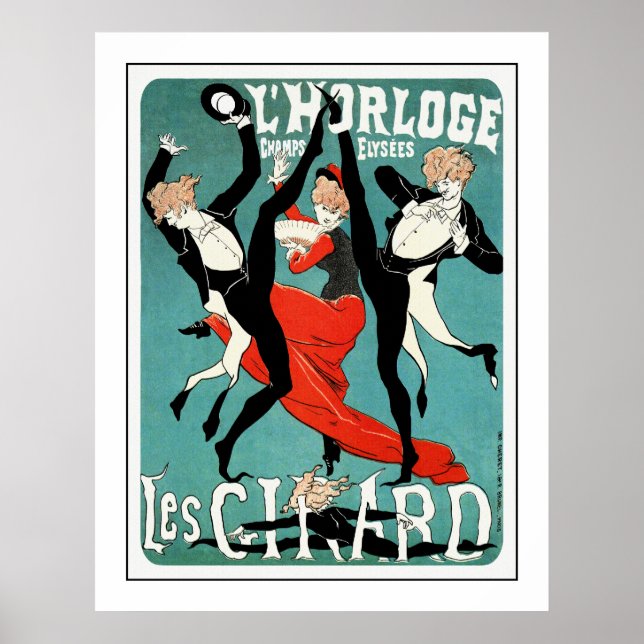 Cheret Art Nouveau Poster : Les Girard (Devant)