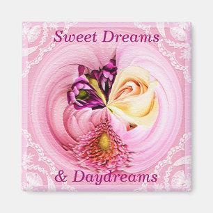 Cheret Bouquet Art Magnet Square