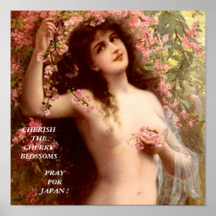 CHERISCH DER CHERRY-BLUMEN POSTER