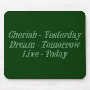 Cherish Green Mousepad