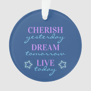 Cherish hier Rêver demain Live aujourd'hui