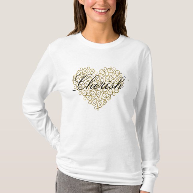 CHERISH Long Sleeve Ladys T - Shirt (Vorderseite)