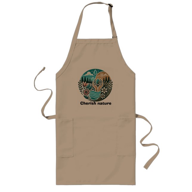 Cherish nature apron lange schürze (Vorne)