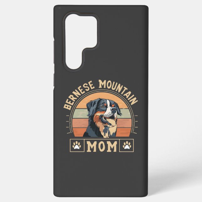 Cherish your Liebe: Bernese Mountain Dog Mama Samsung Galaxy Hülle (Rückseite)