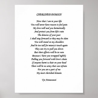 CHERISHED DOMAIN Poster