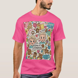 Cherishing Grandkids: Herzerwärmendes Foto - Gesch T-Shirt