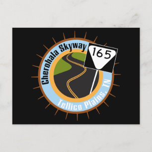 Cherohala Skyway Famous Motorrad Road Postkarte