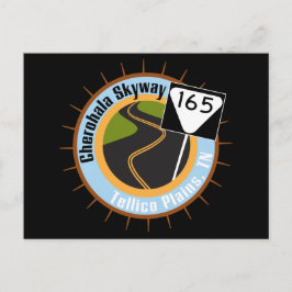 Cherohala Skyway Famous Motorrad Road Postkarte