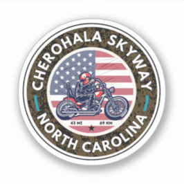 Cherohala Skyway Tennessee bis North Carolina Aufkleber