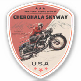 Cherohala Skyway Tennessee bis North Carolina Aufkleber