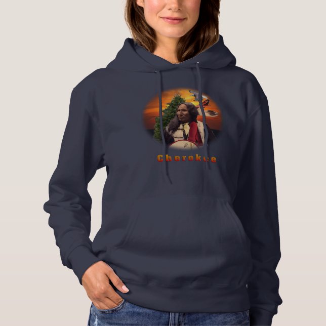Cherokee-amerikanische Ureinwohner Hoodie (Vorderseite)