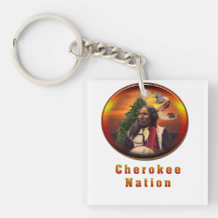 Cherokee amerikanischen Ureinwohners Art Schlüsselanhänger