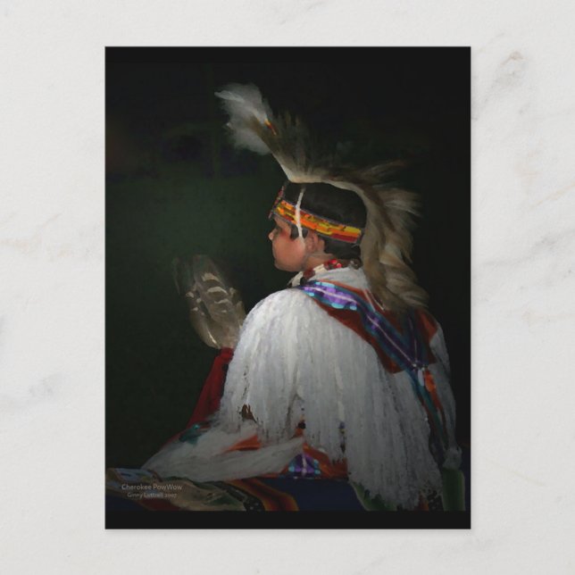 Cherokee Boy Postkarte (Vorderseite)