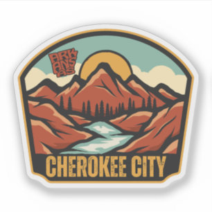 Cherokee City, Arkansas Aufkleber