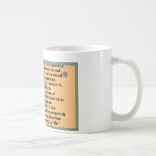 Cherokee Flaggegebet Kaffeetasse