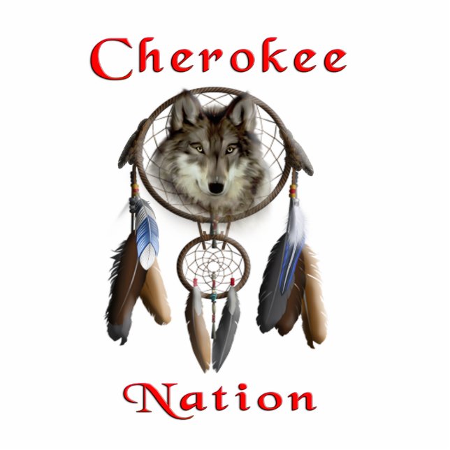 Cherokee Fotoskulptur Schlüsselanhänger (Vorne)
