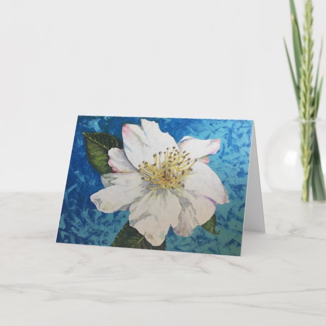 Cherokee freier Raum der Rosen-Gruß-Karte (7" x Karte (Vorderseite)