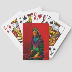 Cherokee Indian Pop Art Spielkarten
