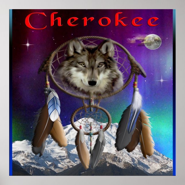Cherokee Indianerposter Poster (Vorne)