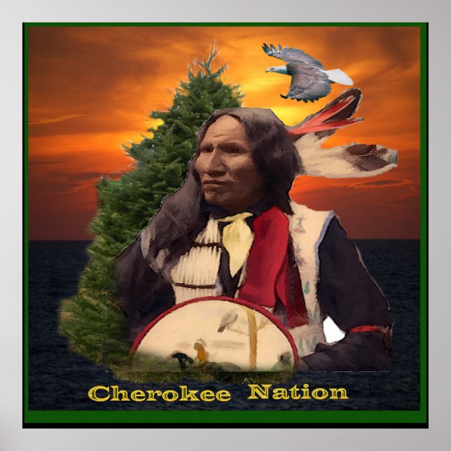 Cherokee Indianerposter Poster (Vorne)