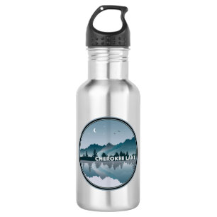 Cherokee Lake Tennessee Reflektion Edelstahlflasche
