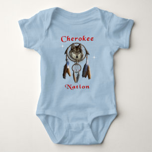Cherokee-Nation Baby Strampler