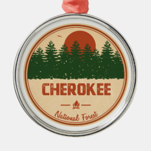 Cherokee National Forest Ornament Aus Metall