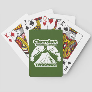 Cherokee National Forest Tennessee Spielkarten