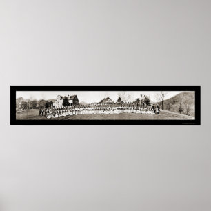 Cherokee NC School Foto 1909 Poster