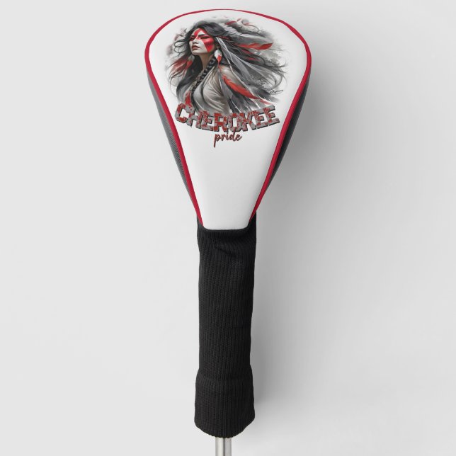 Cherokee Pride Golf Headcover (Vorderseite)