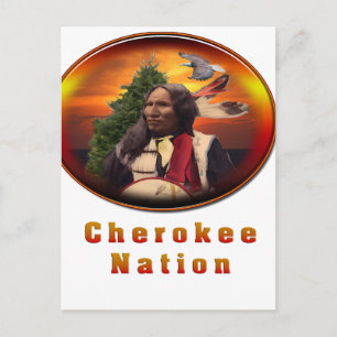 Cherokee Produits indiens Carte postale