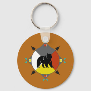 Cherokee Richtungs-Schlüsselanhänger des Bärn-v Schlüsselanhänger