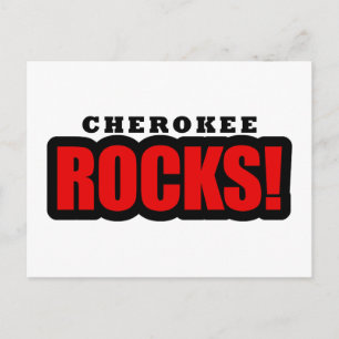Cherokee, Stadtdesign von Alabama Postkarte