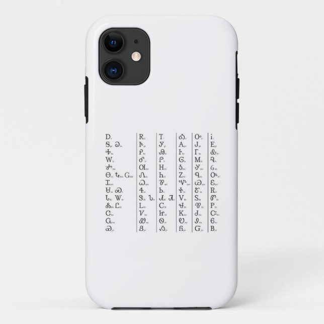 Cherokee Syllabary Customize Case-Mate iPhone Hülle (Rückseite)