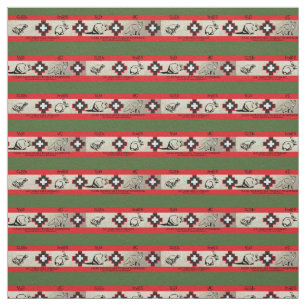 Cherokee Tier-Drucke Stoff