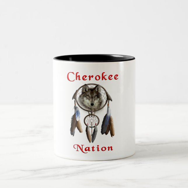 Cherokee Zweifarbige Tasse (Mittel)