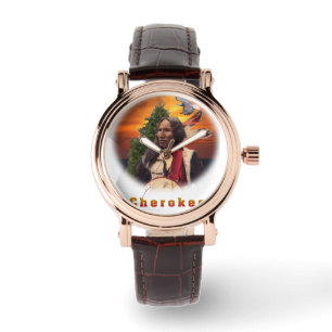 Cherokie-Indianer Armbanduhr