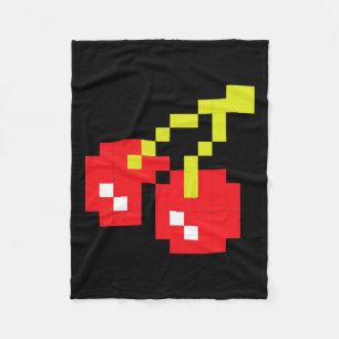 Cherries 80er Videospiel Halloween Kostüm Easy Gro Fleecedecke