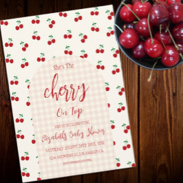 Cherries Baby Dusche Einladung