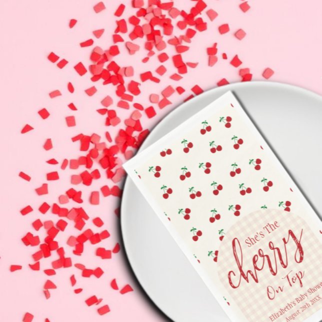 Cherries Baby Dusche Serviette (Von Creator hochgeladen)