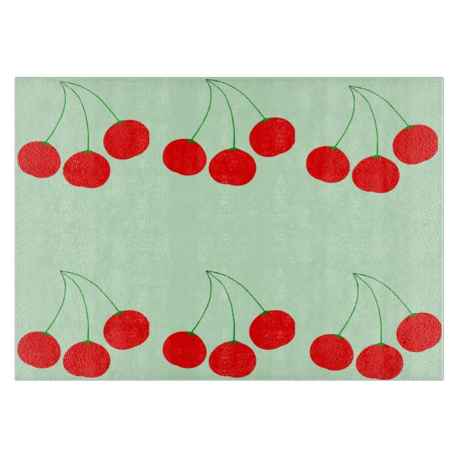 Cherries Cutting Board Schneidebrett (Vorderseite)