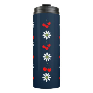 Cherries & Daisies Thermosbecher