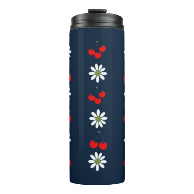 Cherries & Daisies  Thermosbecher (Vorderseite)