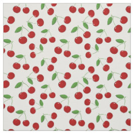 Cherries Design Fabric Stoff