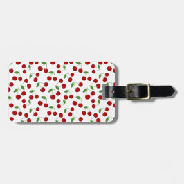 Cherries Design Luggage Tag Gepäckanhänger