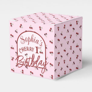 Cherries Favor Box Geschenkschachtel