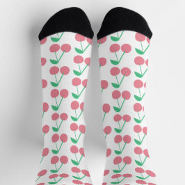 Cherries Fruchtmarktmuster Socken