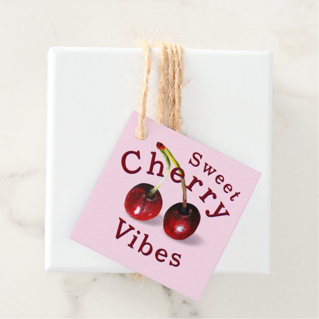 Cherries Gift-Tag Geschenkanhänger (Beispiel)
